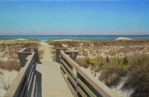 Topsail Calm Afternoon Boardwalk