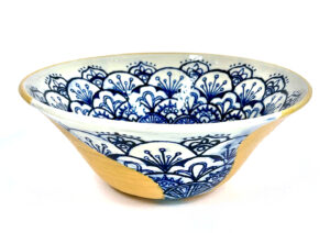 Mustard and Royal Point of View Bowl