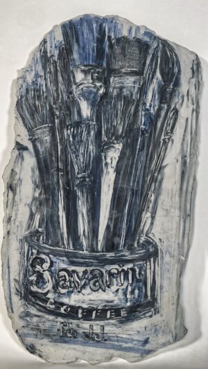 Blue Savarin with Studio Brushes for J.J.